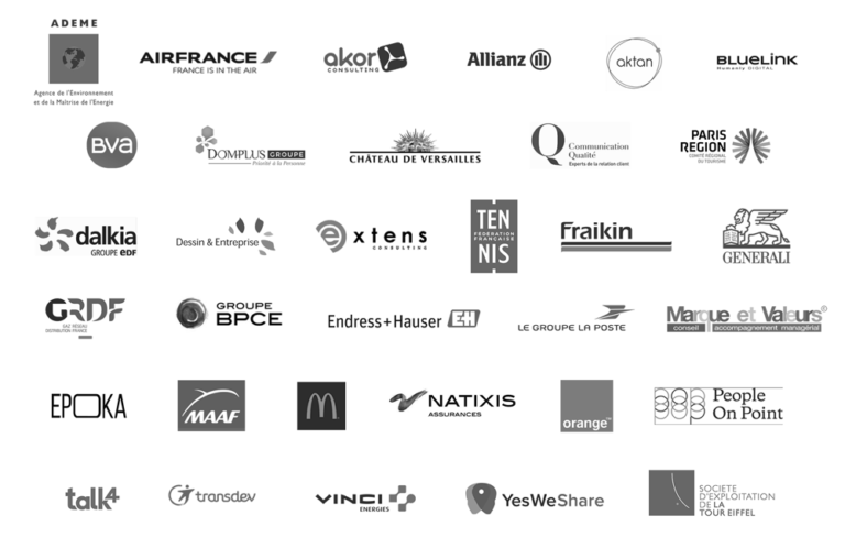 Logos des adhérents Esprit de Service France