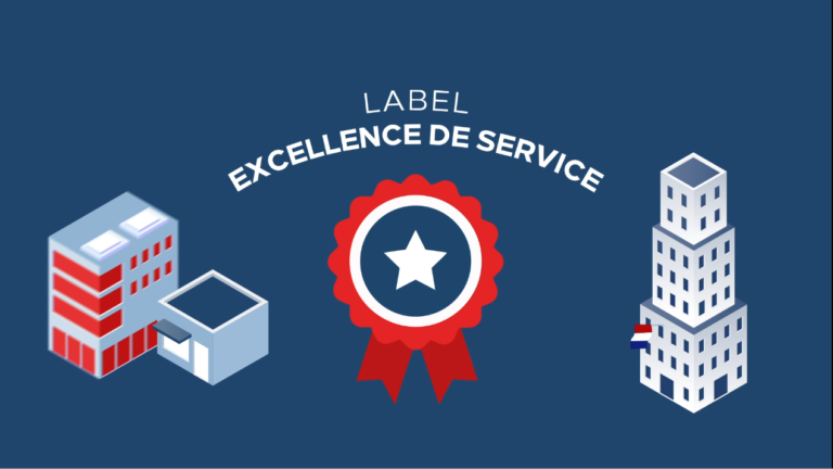 Illustration article Label Excellence de Service
