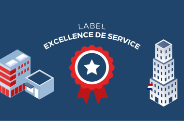 Illustration article Label Excellence de Service